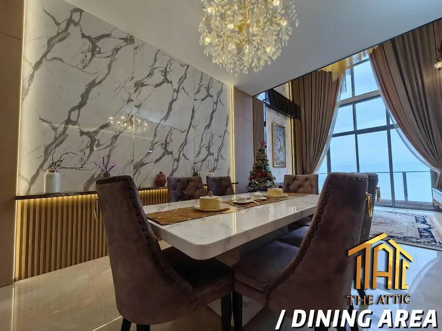 Attic Luxury Penthouse Ktv/Pool/Ps 4/Mahjong Appartement Malacca 0*,
